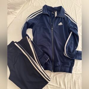 Adidas track suit set